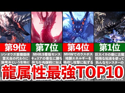 【歴代モンハン】龍属性モンスター最強ランキングTOP10