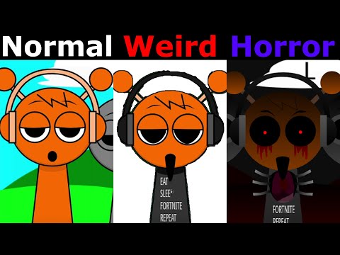 Normal VS Weird VS Horror in Incredibox Sprunki Versions