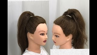 Easy Trick to do Bouncy High Ponytail | Easy Hairstyles for College Girls