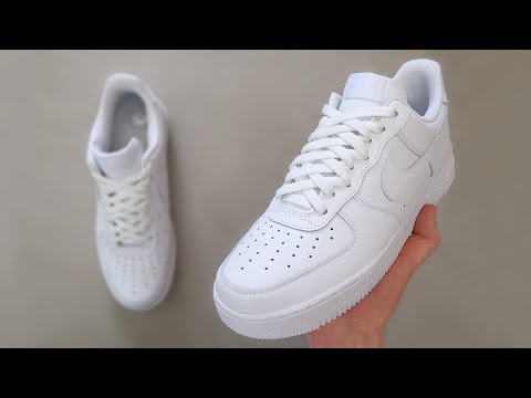 HOW TO DIAMOND LACE AIR FORCE 1s (BEST WAY!!)