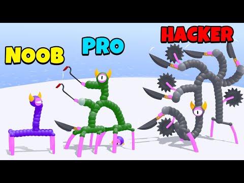 NOOB vs PRO vs HACKER - Draw Monster Fight