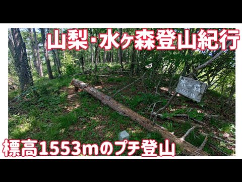 【ドライブ動画】山梨•水ヶ森登山紀行　標高1553mのプチ登山