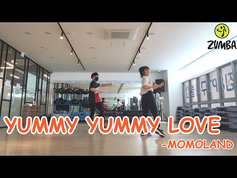 YUMMY YUMM YLOVE - MOMOLAND 모모랜드 KPOP ZUMBA CHOREO 다이어트 댄스 FIT DANCE WORKOUT MIRROR MODE.