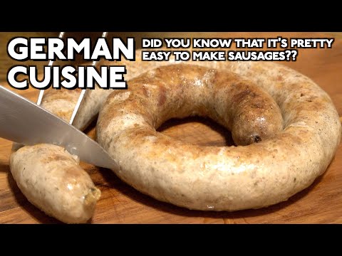 Did you know that it's pretty easy to make sausages?? [German cuisine]