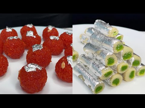 Combo of 2 Viral Sweet Recipes ASMR || #indianasmrworld #asmr #food #cooking #sweetdish