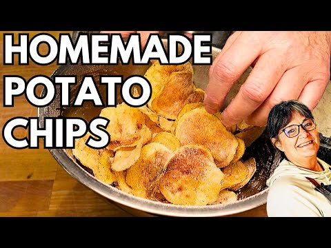 Irresistible Seasoned Topping Elevates Crunchy Homemade Potato Chips | Easy Snack Recipe