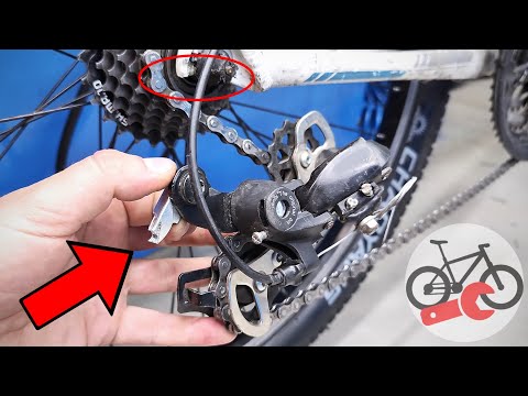 Repairing a bicycle drivetrain. Restoration and maintenance of bike speeds