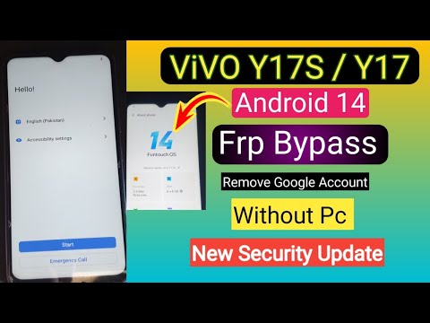 Vivo Y17S Android 14 FRP Bypass without PC | Remove Google Account | New Security Update 2024"