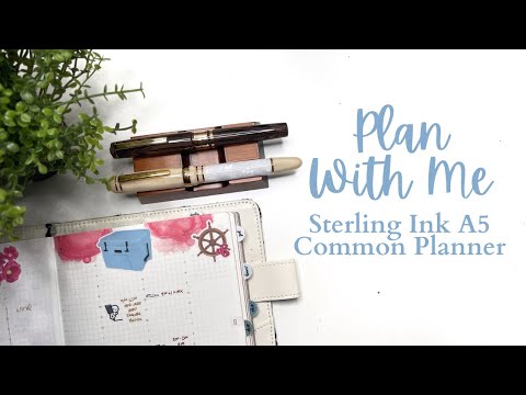 PLAN WITH ME // Sterling Ink A5 Common Planner // Aug 19-25, 2024