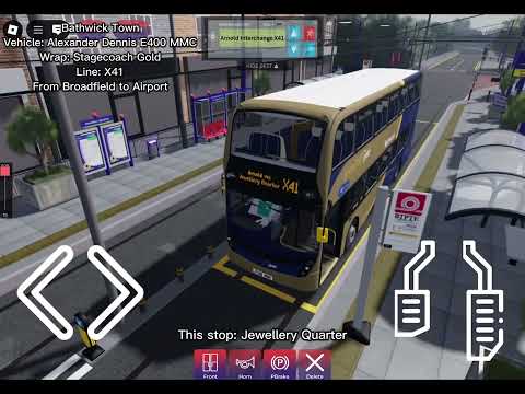 X41 (Broadfield to Somerset Airport) | Bathwick Town | Alexander Dennis Enviro E400 | Ambient Noises