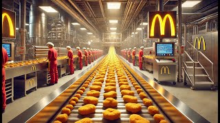 How McDonald's Chicken Nuggets Are Made | Inside the Factory Process