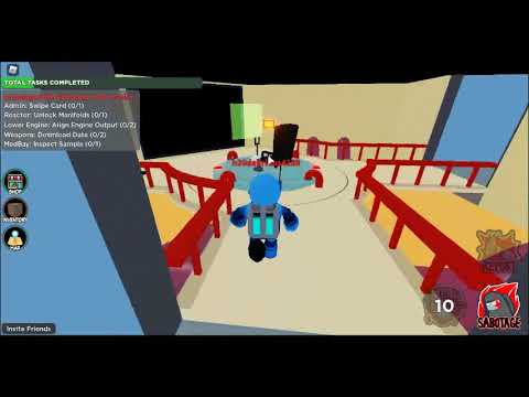 PLAYING AMONG US IN ROBLOX FOR THE FIRST TIME!!!!!!!!!!! (impostor)