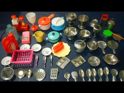 6 Minutes satisfying with unboxing hello kitty sanrio kitchen set | asmr pink toys