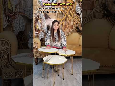 Let's do Unboxing of set of three Coffe Tables #unboxing #review #coffeetable #asmakhan #foryou