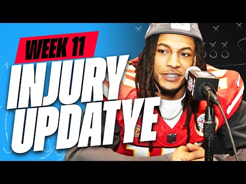 🔥MUST SEE Week 11 INJURY UPDATES 🔥- Fantasy Football Advice