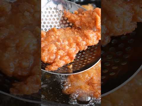 KFC Fried Chicken | Quick and Easy Homemade Chicken Tenders 🍗 #shorts