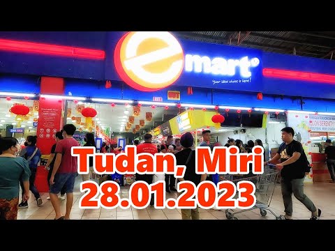 emart Supermarket Shopping | Tudan, Miri | Walking Tour