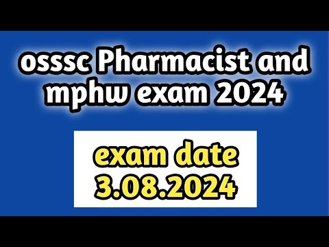 government Pharmacist exam 2024