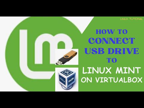 How to connect a USB Drive to Linux Mint on VirtualBox