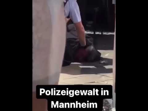 Vorbild USA ! Kein Respekt vom Alter! Polizei töten und leistet keine erste Hilfe! Полиция Германии