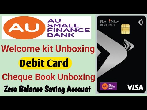 au small finance bank welcome kit unboxing | au Bank welcome kit unboxing | @aubankrajasthan9789