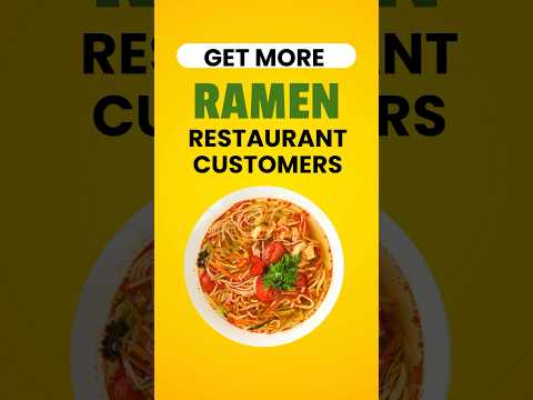 How to get clients for a ramen restaurant