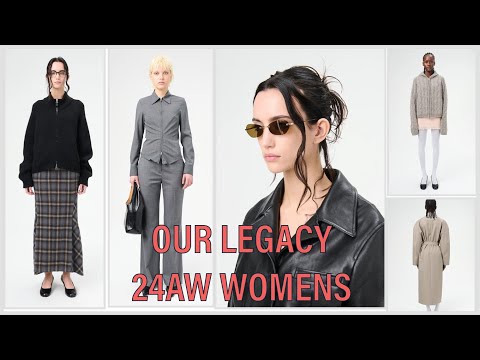 【24AW】OUR LEGACY 24AW ウィメンズも見ていくよ【見てるだけでおもろい】