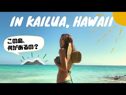 【ハワイ旅行Vlog】ラニカイビーチのあの島、何があるのか探検してきたよ！｜The adventure in Hawaii, Lani Kai beach