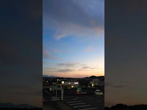 【癒し動画】　熊本県荒尾市　夕焼け　　#松山千春 #shorts