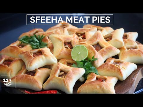 Sfeeha - Fatayer dough recipe - Sfiha meat pies - lahm bil ajeen - صفائح اللحم الشهية