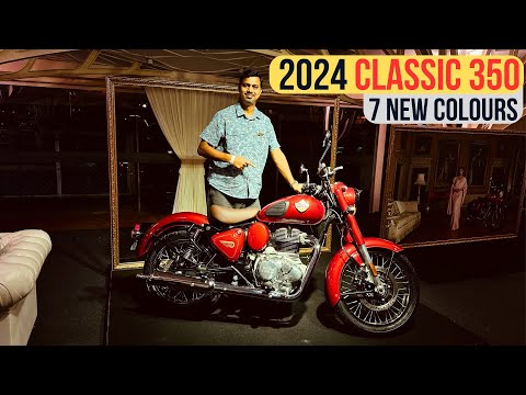 2024 Royal Enfield Classic 350 Launched - 7 New Colours