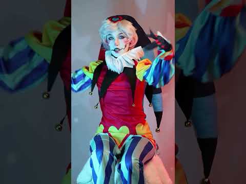 Gorgeous Transformation! Helluva Boss Fizzarolli Clown #cosplay #costume #helluvaboss #fizzarolli