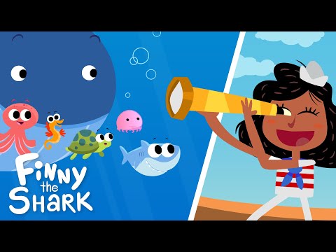 A Sailor Went To Sea | Kids Song | Finny The Shark