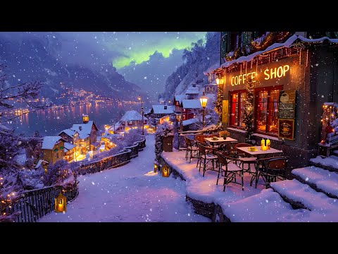 Switzerland Coffee Ambience and Winter Jazz Vibes ☕ Calming Jazz for a Good Mood and Relaxation