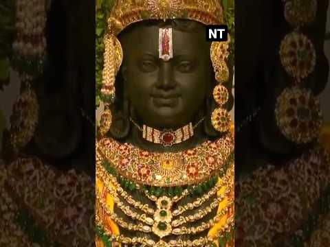 Ram Lalla in श्री राम मन्दिर अयोध्या after 500 years #viral #india #news #status #ram