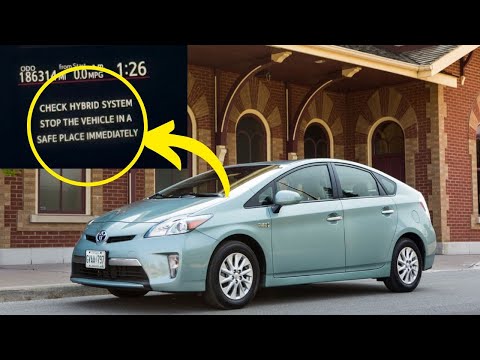 “Check hybrid system” warning in Toyota Prius