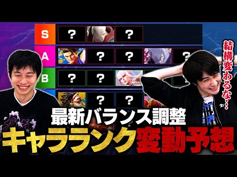 【スト6】Year2最強キャラランク変動予想！最新バランス調整で環境はどう変わった？【ストリートファイター6】