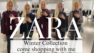 ZARA SHOPPING HAUL TRY ON WINTER COLLECTION | COME SHOPPING WITH ME TO ZARA