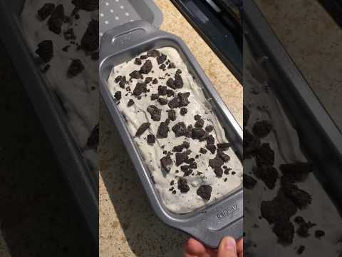 3 ingredient Oreo ice cream that tastes store bought!!