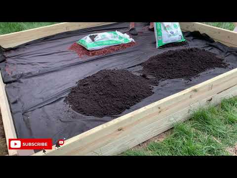 DIY Garden Bed First time Using CONCRETE Corner BLOCKS From THE HOME DEPOT | Backyard Gardening