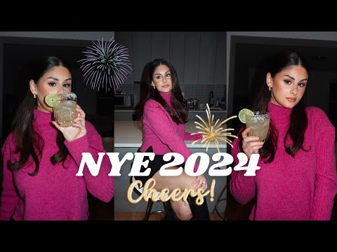 spend NYE with me ♡ (night in & making cocktails) *2024*