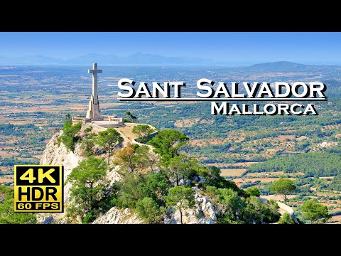 Sant Salvador Mallorca Felanitx Walking Tour 4K 60fps HDR  Dolby Atmos 💖 Balearic Islands 👀 Spain 🇪🇸