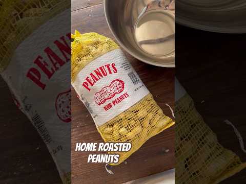 Home Roasted Peanuts Made Easy! Soak, Salt & Roast | #shorts #diy