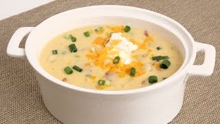 Loaded Potato Soup Recipe - Laura Vitale - Laura in the Kitchen Episode 863