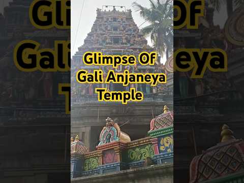 Glimpse Of Gali Anjaneya Temple 🙏❤️✨️#hanuman #galianjaneyatemple #temples #templesofindia