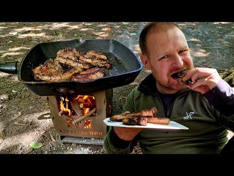 I'm cooking the best lamb chops I've ever eaten on my ewm stove.