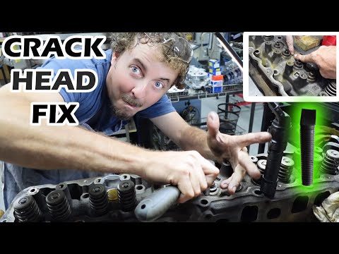 Fixing A Cracked Jeep Head: Many Failures And Lots of Struggles! DIY!!