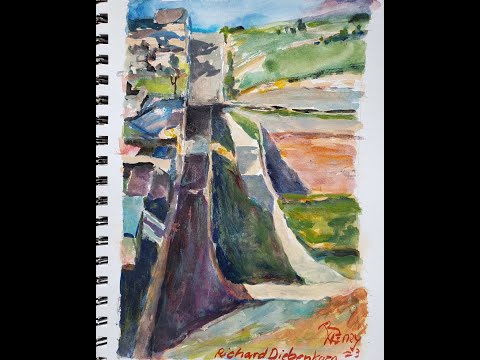 Henry Li's Live Streaming Painting Master Study  with Rob Sherrill: Richard Diebenkorn - Cityscape