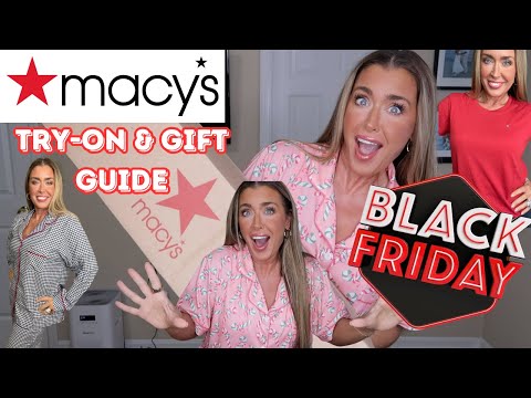 Macy's Black Friday and Cyber Monday Sales try on haul | Macy's Gift guide