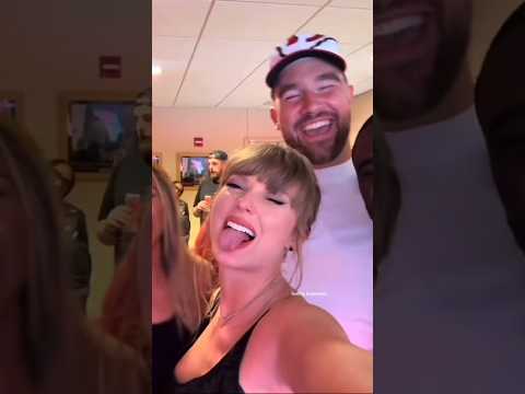 Taylor Swift and Travis Kelce partying in the suite after chiefs vs broncos game...